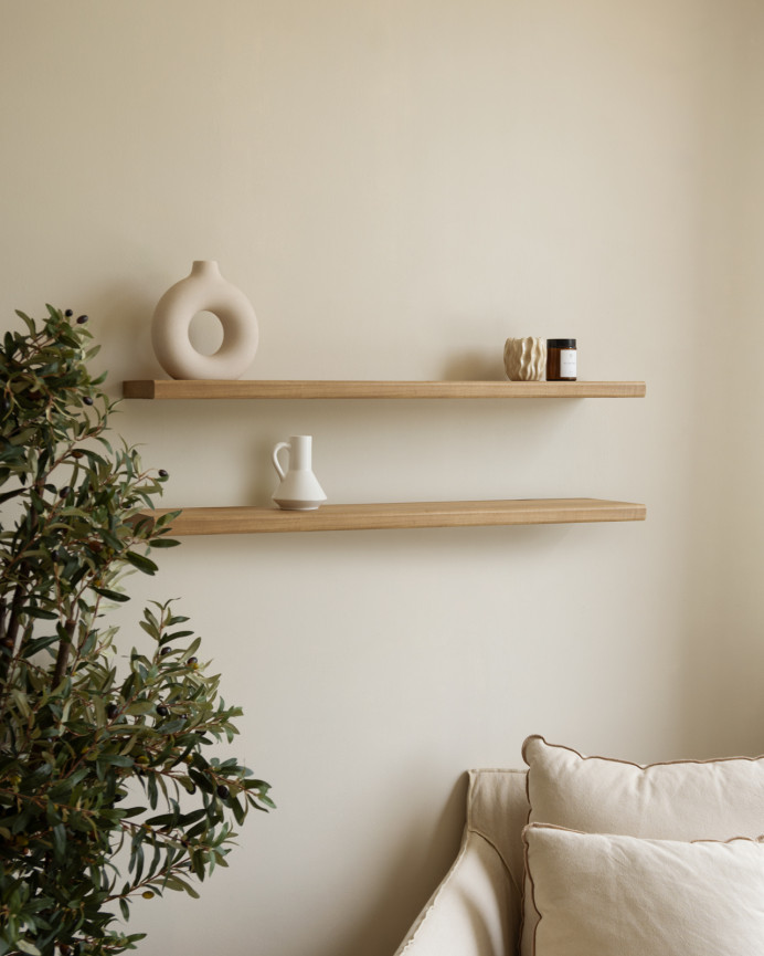 Solid poplar wood bookshelf in various sizes