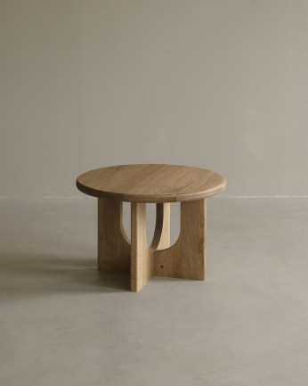 Solid poplar wood coffee table available in various sizes.