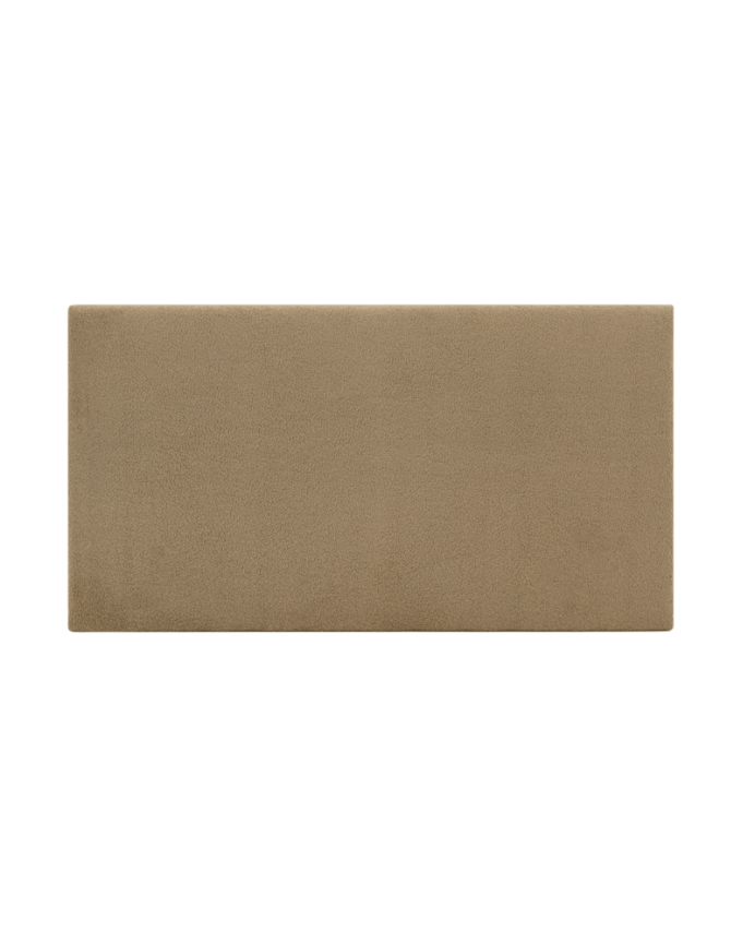 Upholstered cotton headboard in taupe color available in various sizes