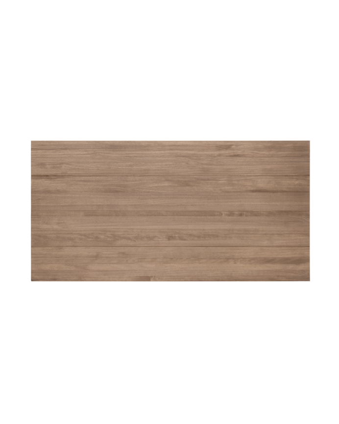 Solid dark oak wood headboard available in various sizes
