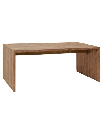 Solid wood dining table in dark oak tone of various sizes