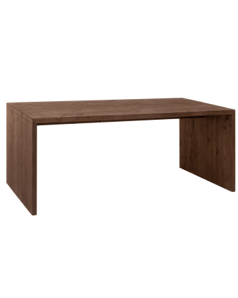 Solid walnut wood dining table available in various sizes.
