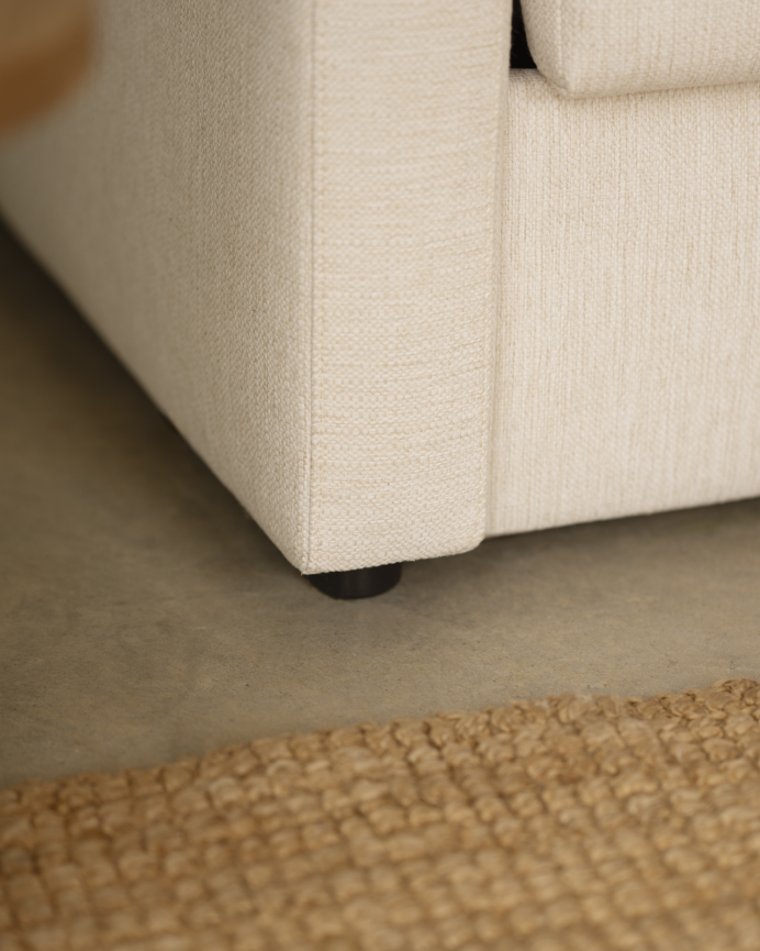 White 185x95cm sofa bed