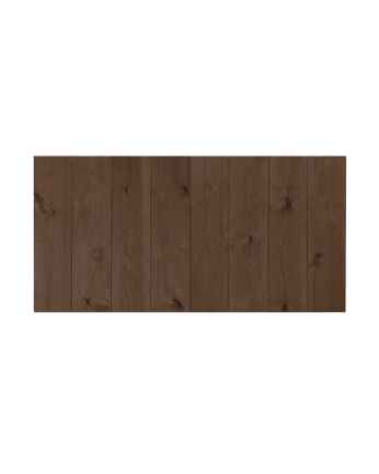 Solid wood headboard in walnut tone available in various sizes