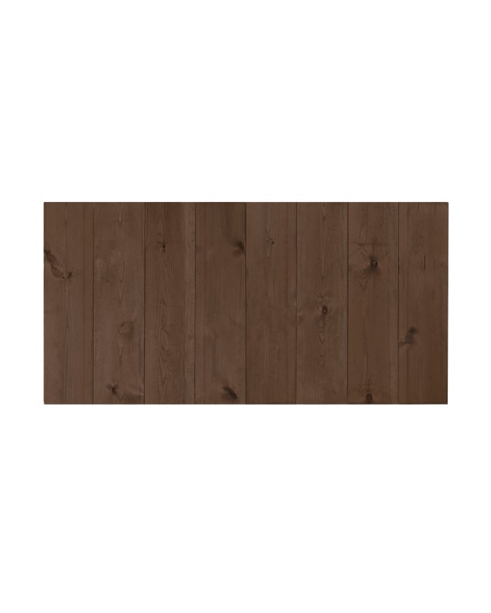 Solid wood headboard in walnut tone available in various sizes