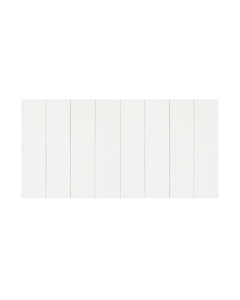 Solid wood headboard in white tone available in various sizes.