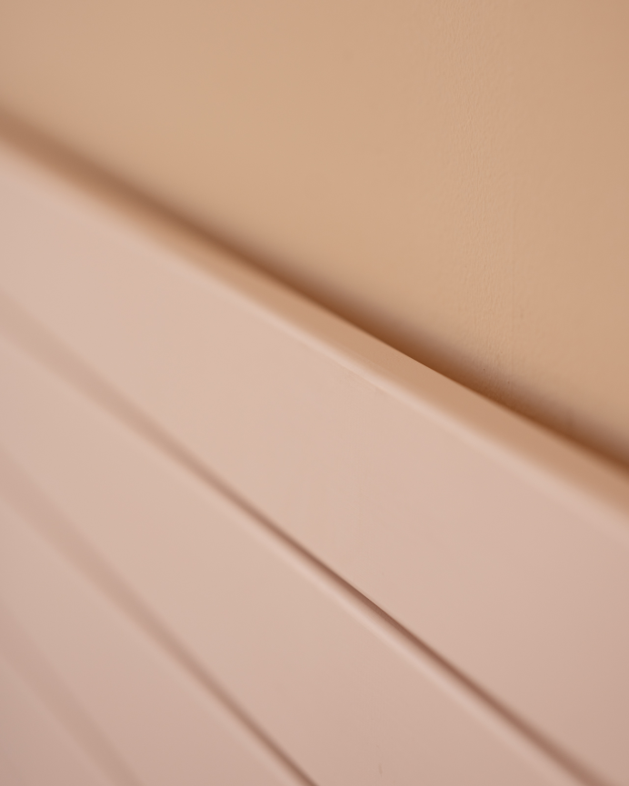 Solid wood headboard in white tones available in various sizes