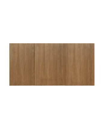 Solid wood headboard in dark oak tone of various sizes