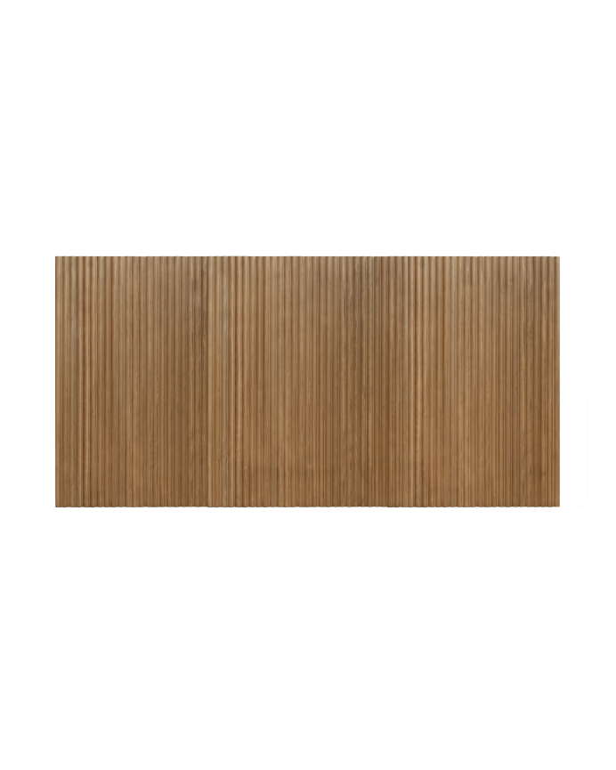 Solid wood headboard in dark oak tone of various sizes