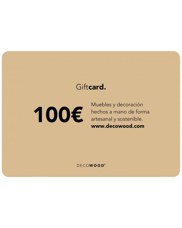 Tarjeta regalo de 100 euros