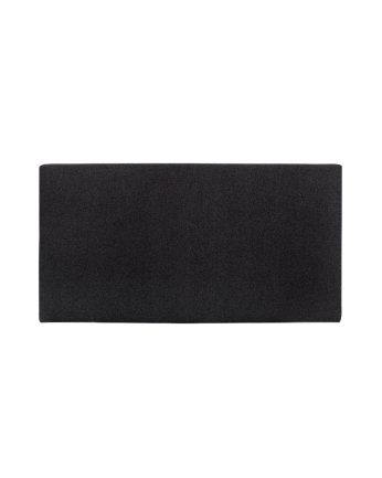 Cabecero tapizado de poliester liso en color negro de varias medidas