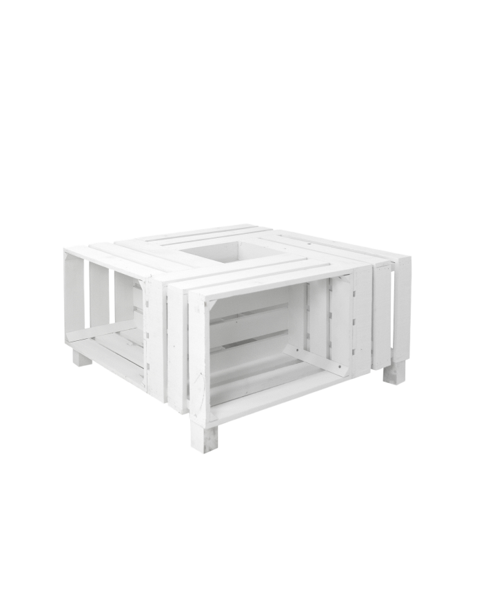 Mesa de centro Boxes blanca