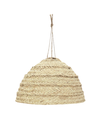 Lámpara de techo redonda de esparto natural de varias medidas 