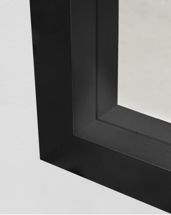 Espejo de madera color negro de varias medidas