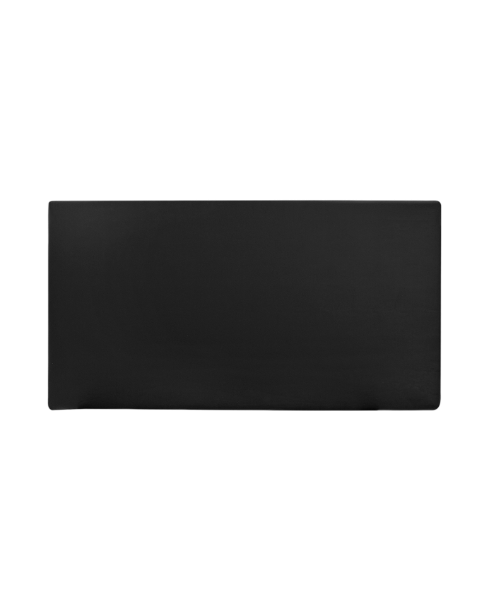 Cabecero tapizado de polipiel liso en color negro de varias medidas