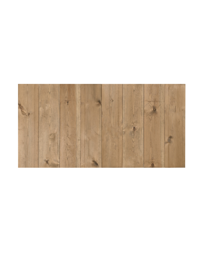 Cabecero de madera maciza en tono roble oscuro de varias medidas