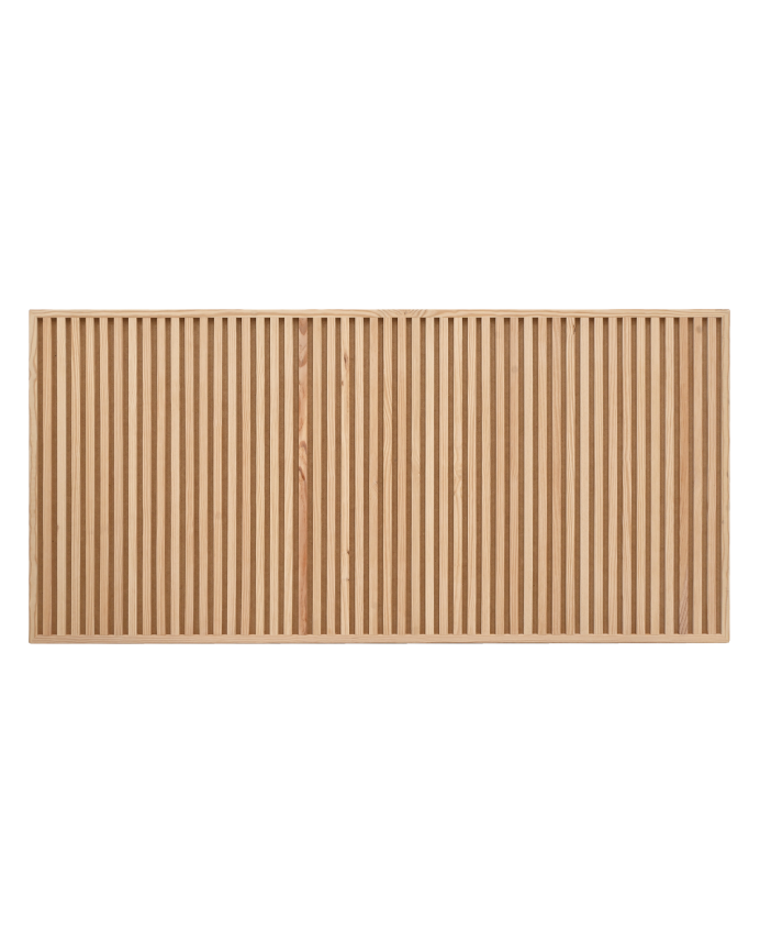 Cabecero de madera maciza en tono natural de 160cm