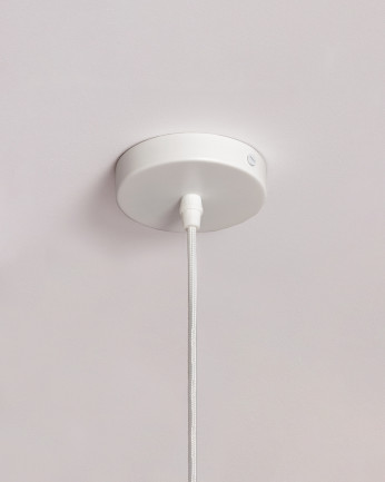 Lámpara de techo de fibras naturales de ratán de 31x182cm