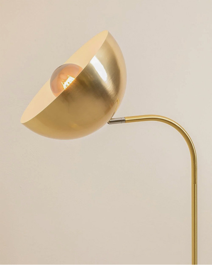 Lámpara de pie de aluminio de 149x30cm