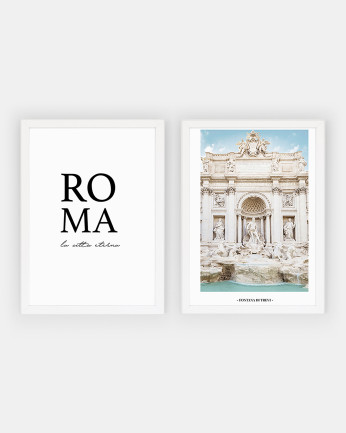 Pack de 2 láminas Roma