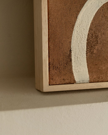 Cuadro decorativo sobre lienzo de algodón con bastidor de madera pintado artesanalmente con pintura al oleo en varias medidas