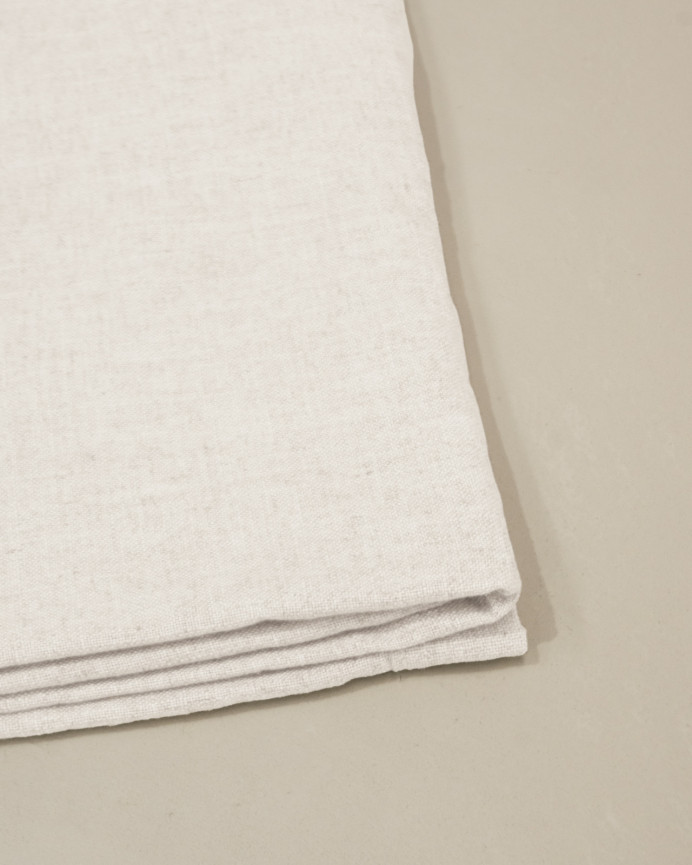 Funda de cabecero 180 cm de lino lavado blanco Morphée