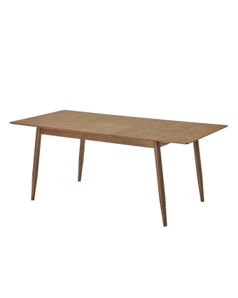 Mesa de comedor extensible de madera natural de 150-190cm