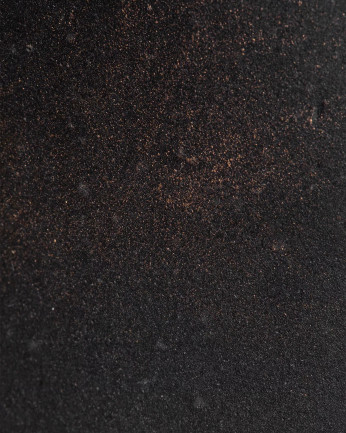 Jarrón de cerámica color negro de 24x19,5cm