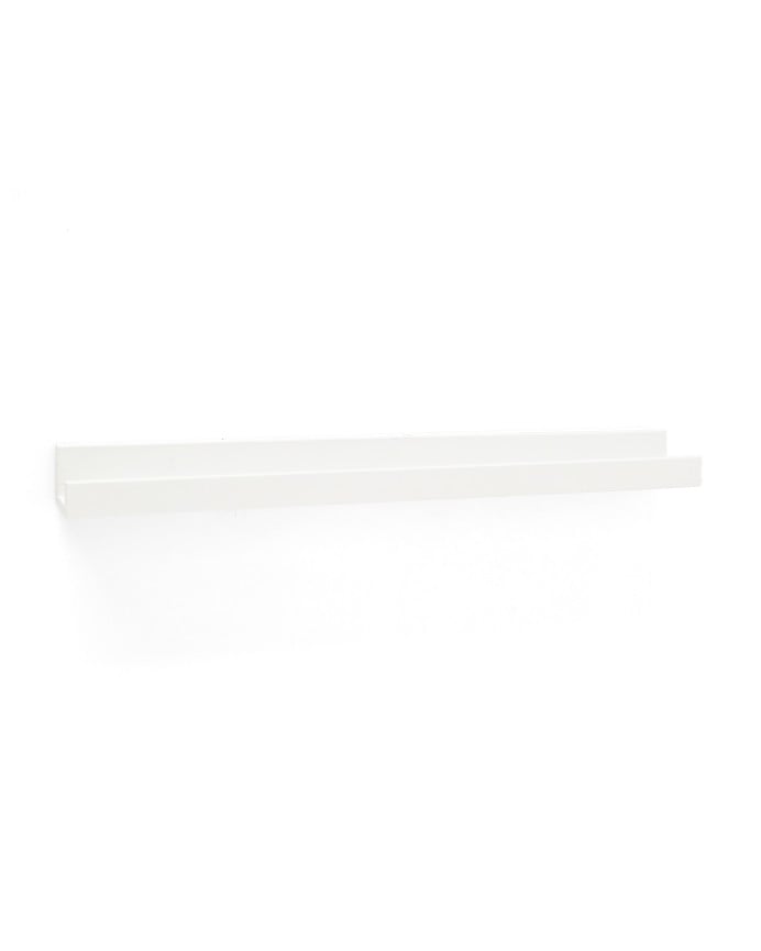 Pack 2 estantes de madera maciza flotante tono blanco varias medidas