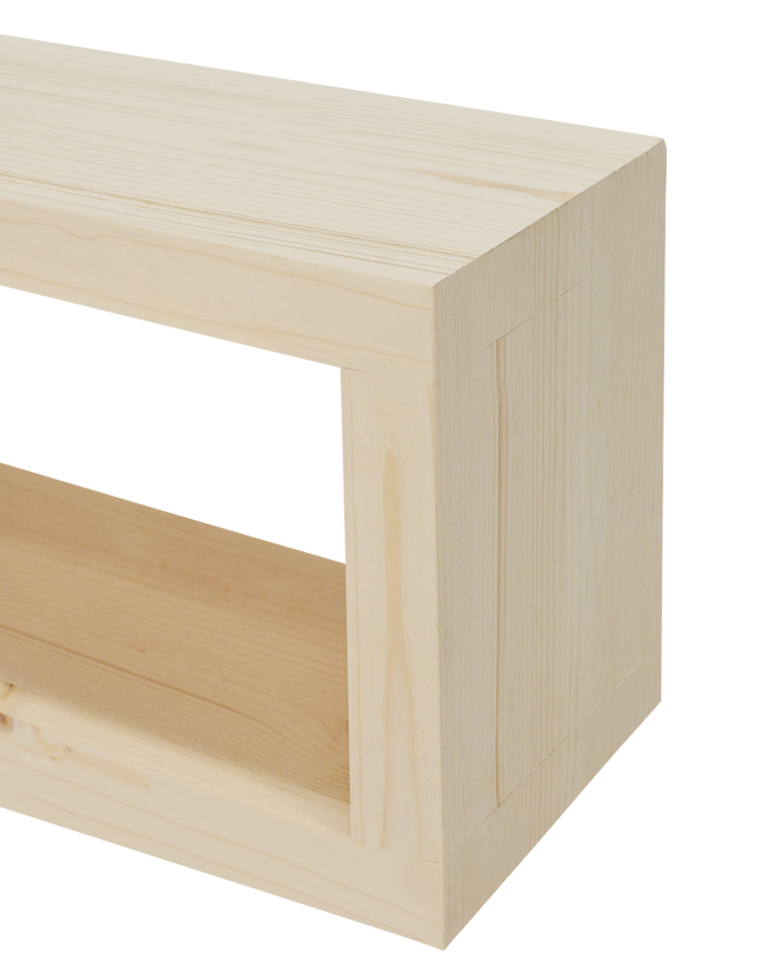 Mueble de TV de madera maciza en tono natural de varias medidas