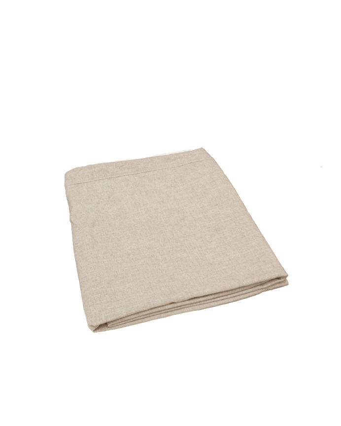 Funda para cama con canapé desenfundable de lino beige para colchón de varias medidas