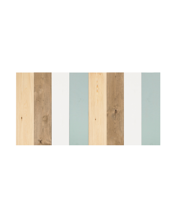 Cabecero de madera maciza combinado en diferentes tonos y de varias medidas