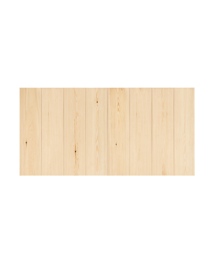 Cabecero de madera maciza en tono natural de varias medidas