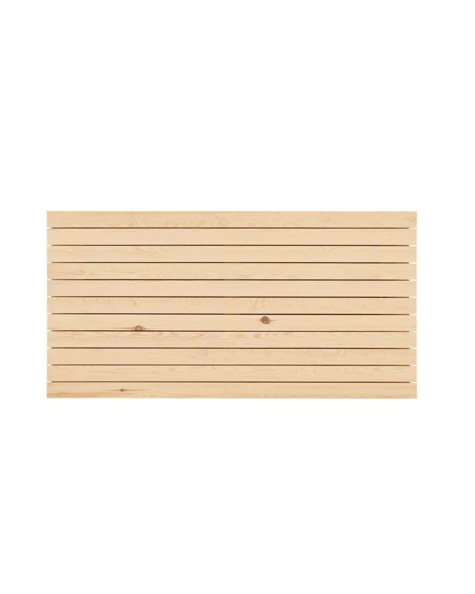 Cabecero de madera maciza en tono natural de varias medidas