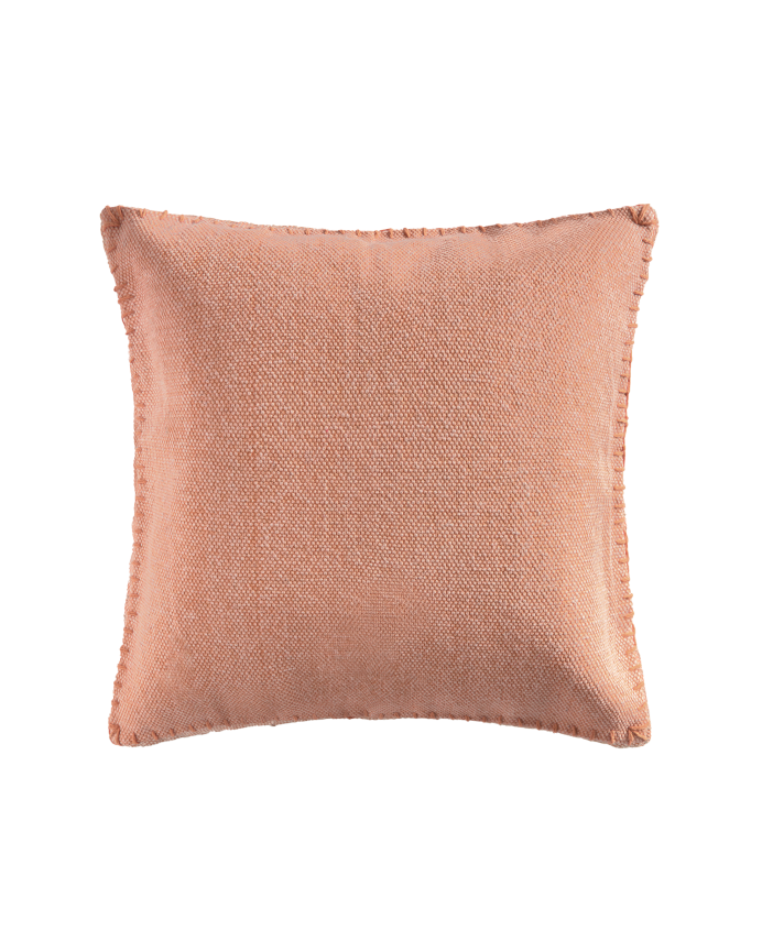 Funda de cojín de algodón dhurrie color tierra en varias medidas