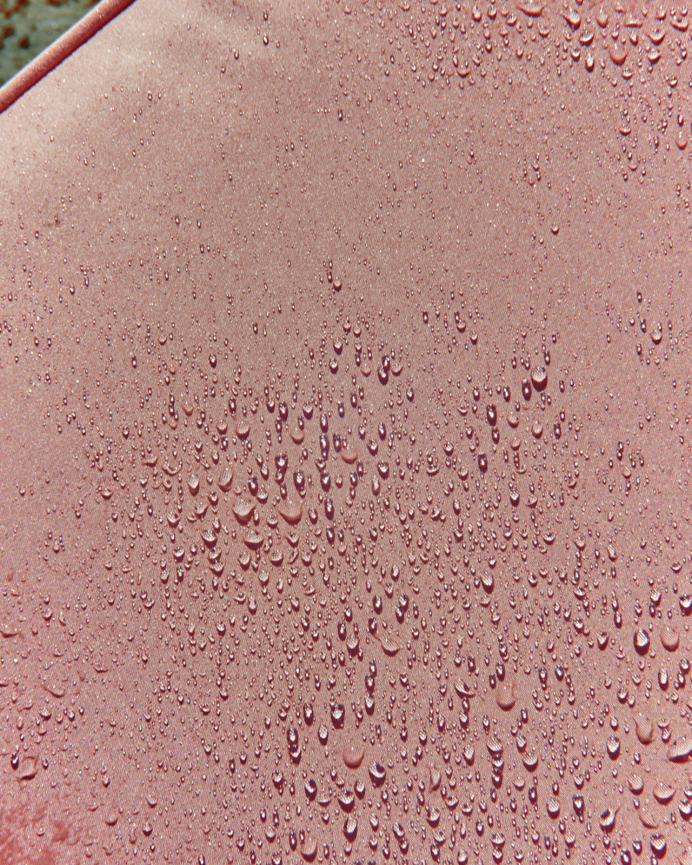 Colchoneta de tumbona color rosa de 60x180x5cm