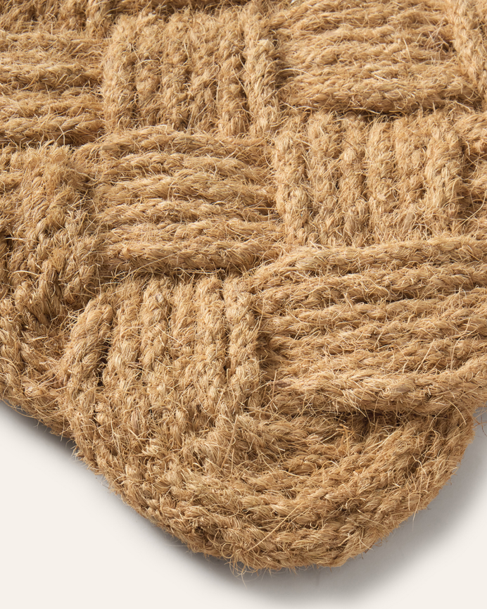 Felpudo de yute y fibra de coco de 40x60cm
