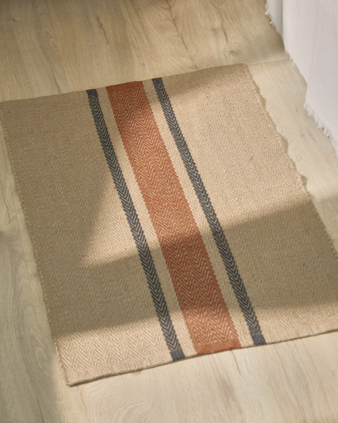 Alfombra de yute color marrón en varias medidas