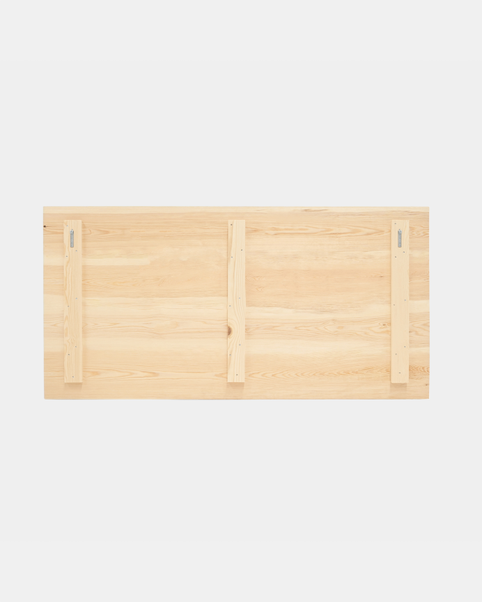 Cabecero de madera maciza color azul decapado de varias medidas