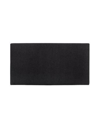 Cabecero tapizado de poliester liso en color negro de varias medidas