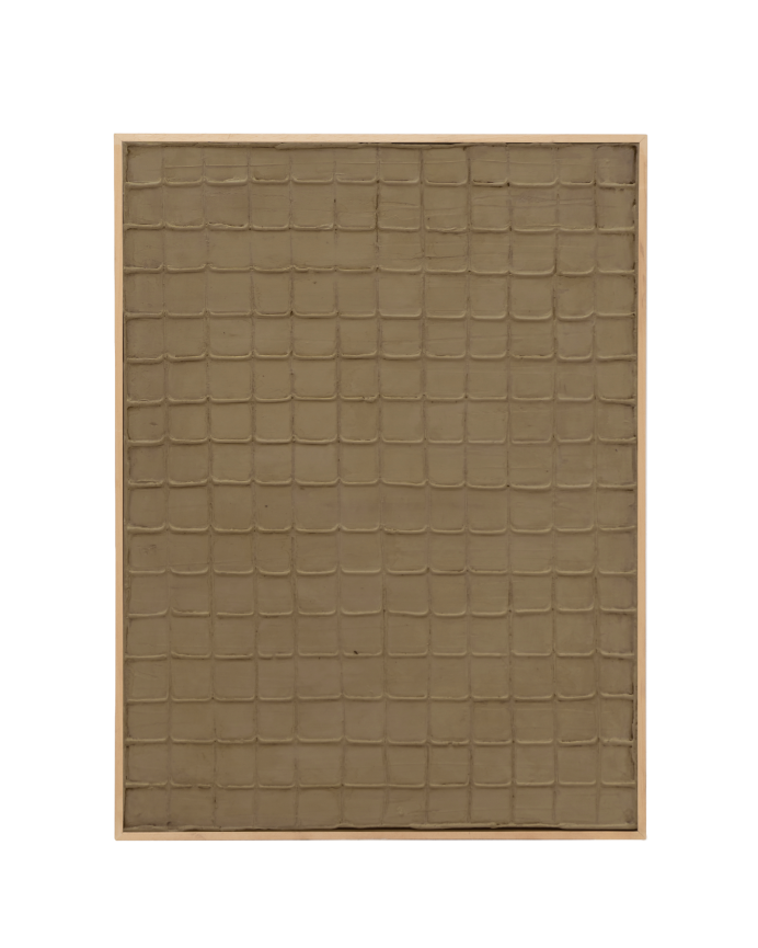 Cuadro marrón decorativo sobre algodón con bastidor de madera pintado artesanalmente con pintura al óleo en varias medidas