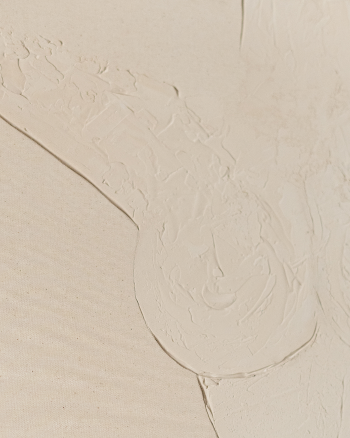 Cuadro beige decorativo sobre algodón con bastidor de madera pintado artesanalmente con pintura al óleo en varias medidas