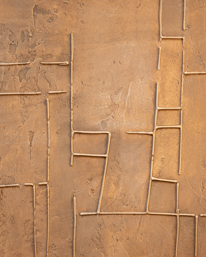 Cuadro marrón decorativo sobre algodón con bastidor de madera pintado artesanalmente con pintura al óleo en varias medidas