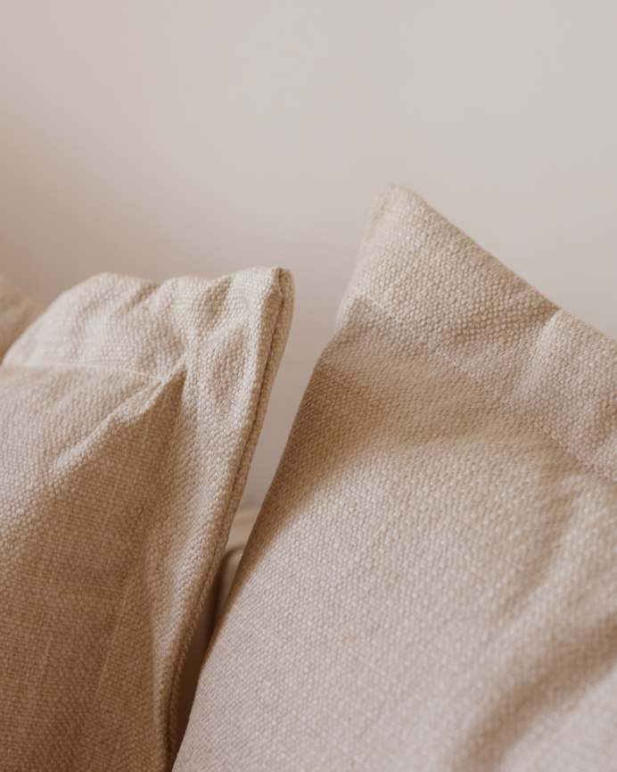 Sofá con chaise longue izquierdo tono beige de varias medidas