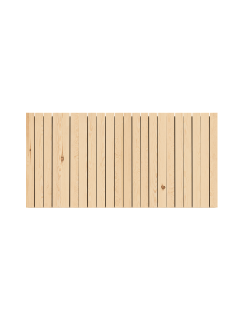 Cabecero de madera maciza en tono natural de varias medidas
