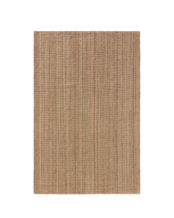 Alfombra rectangular de yute marrón en varias medidas