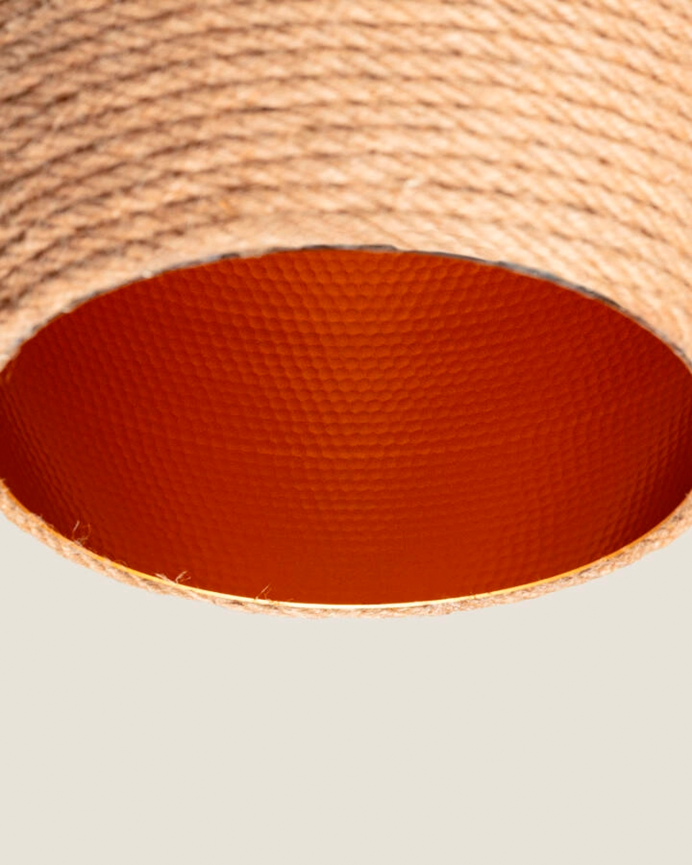Lámpara de techo de aluminio color natural de 167cm