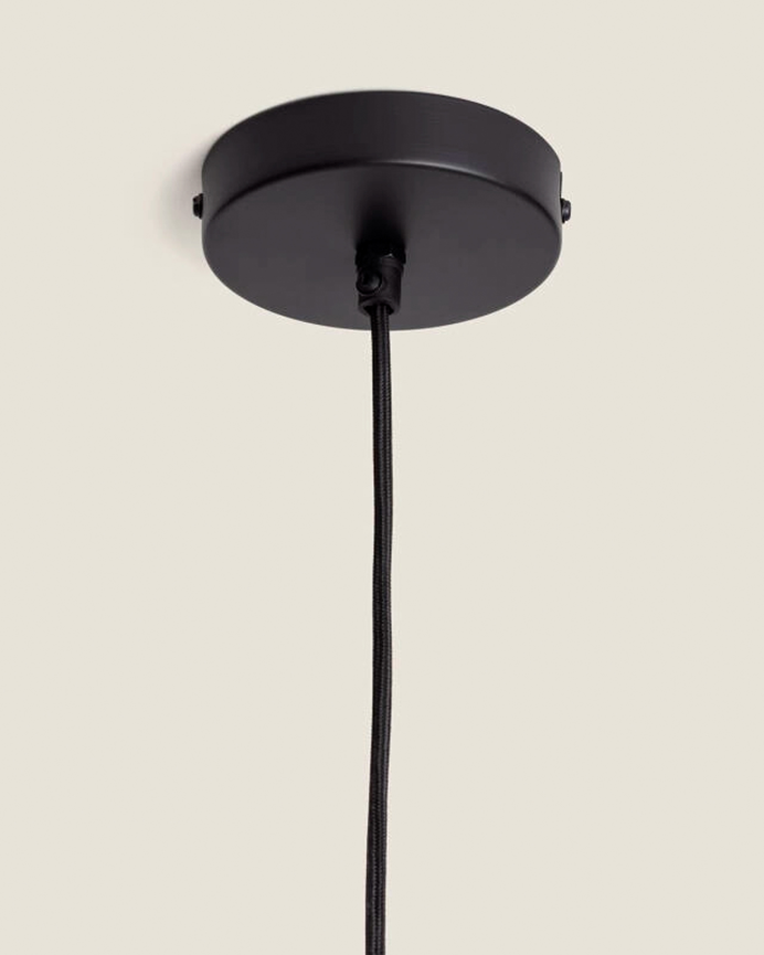 Lámpara de techo de metal color marrón claro de 26cm