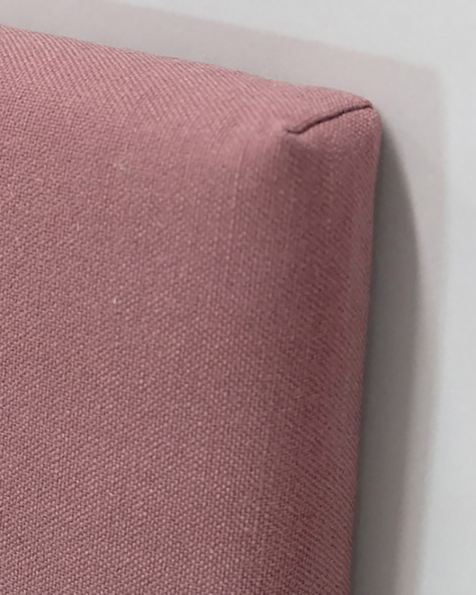Tête de lit rembourrée en polyester avec boutons de couleur carrelage de différentes tailles