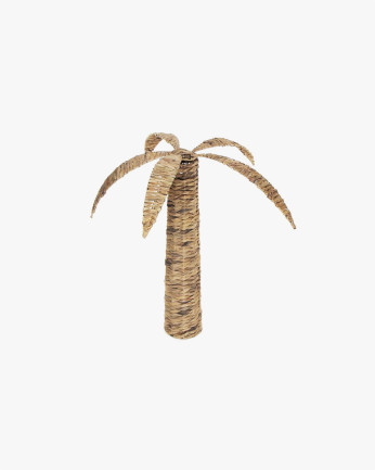 Palmier décoratif en fibres de maïs tressées de différentes tailles